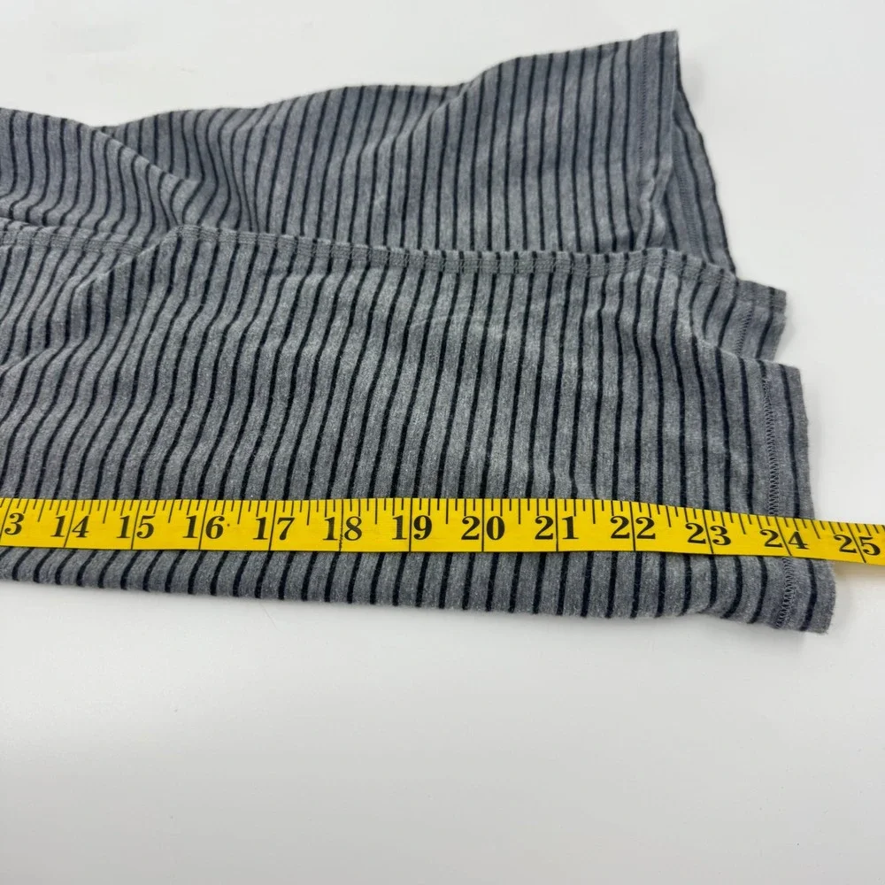 Lululemon Striped Racerback Tank Top Grey Black Slim Fit Activewear Womens S - Picture 8 of 10